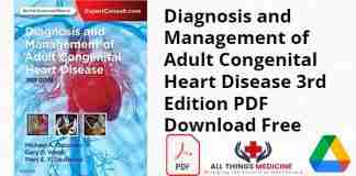 Diagnosis and Management of Adult Congenital Heart Disease 3rd Edition PDF