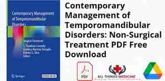 Contemporary Management of Temporomandibular Disorders: Non-Surgical Treatment PDF