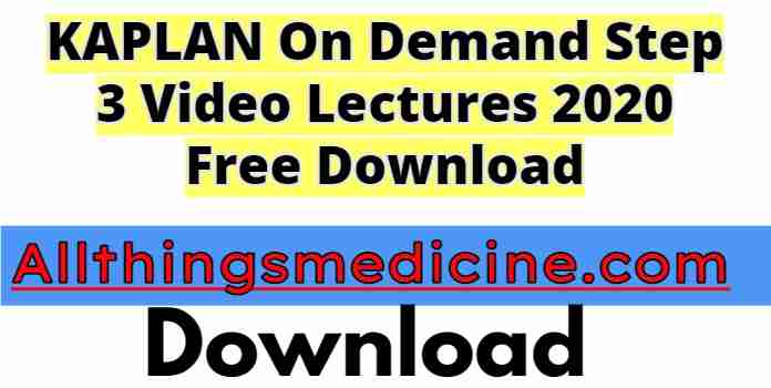 kaplan-on-demand-step-3-video-lectures-2020-free-download