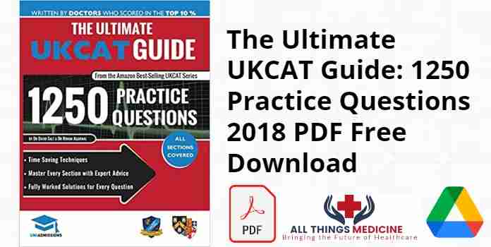 The Ultimate UKCAT Guide: 1250 Practice Questions 2018 PDF