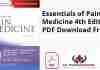 Essentials of Pain Medicine 4th Edition PDF
