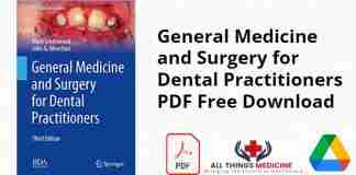 General Medicine and Surgery for Dental Practitioners PDF