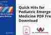 Quick Hits for Pediatric Emergency Medicine PDF