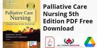 Palliative Care Nursing 5th Edition PDF