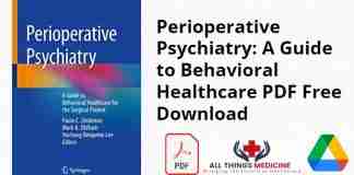 Perioperative Psychiatry: A Guide to Behavioral Healthcare PDF