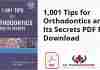 1,001 Tips for Orthodontics and Its Secrets PDF
