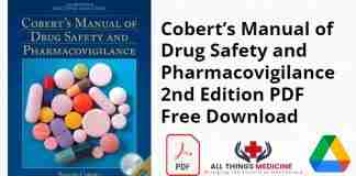Cobert’s Manual of Drug Safety and Pharmacovigilance 2nd Edition PDF