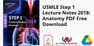 USMLE Step 1 Lecture Notes 2018: Anatomy PDF