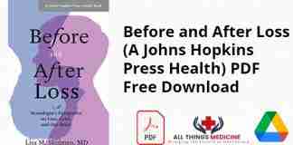 Before and After Loss (A Johns Hopkins Press Health) PDF