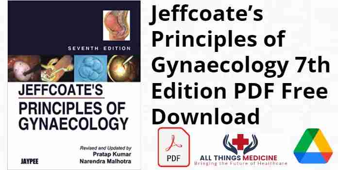 Jeffcoate’s Principles of Gynaecology 7th Edition PDF