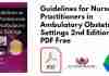 Guidelines for Nurse Practitioners in Ambulatory Obstetric Settings 2nd Edition PDF