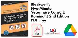 Blackwell's Five-Minute Veterinary Consult: Ruminant 2nd Edition PDF
