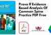 Prove If Evidence Based Analysis Of Common Spine Practice PDF