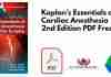 Kaplan’s Essentials of Cardiac Anesthesia 2nd Edition PDF
