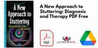 A New Approach to Stuttering: Diagnosis and Therapy PDF