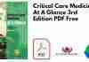 Critical Care Medicine At A Glance 3rd Edition PDF