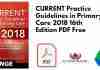 CURRENT Practice Guidelines in Primary Care 2018 16th Edition PDF