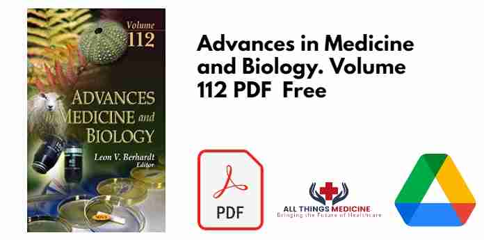 Advances in Medicine and Biology. Volume 112 PDF