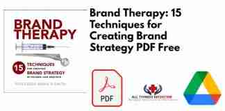 Brand Therapy: 15 Techniques for Creating Brand Strategy PDF