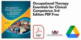Occupational Therapy Essentials for Clinical Competence 3rd Edition PDF