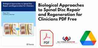 Biological Approaches to Spinal Disc Repair and Regeneration for Clinicians PDF