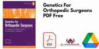 Genetics For Orthopedic Surgeons PDF