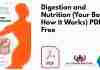 Digestion and Nutrition (Your Body How It Works) PDF
