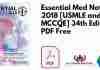 Essential Med Notes 2018 [USMLE and MCCQE] 34th Edition PDF