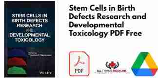 Stem Cells in Birth Defects Research and Developmental Toxicology PDF