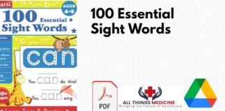 100 Essential Sight Words PDF