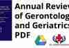 Annual Review of Gerontology and Geriatrics PDF