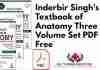 Inderbir Singhs Textbook of Anatomy Three Volume Set PDF