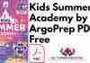 Kids Summer Academy by ArgoPrep PDF