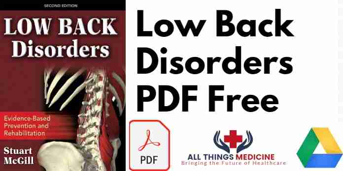 Low Back Disorders PDF