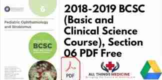 2018-2019 BCSC Section 06: Pediatric Ophthalmology PDF