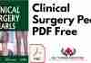 Clinical Surgery Pearls PDF