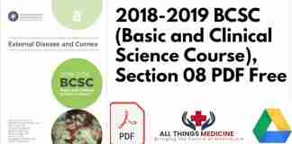 2018-2019 BCSC Section 08: External Disease and Cornea PDF