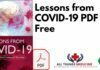 Lessons from COVID 19 PDF