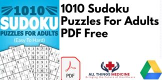 1010 Sudoku Puzzles For Adults PDF