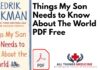 Things My Son Needs to Know About The World PDF