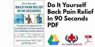 Do It Yourself Back Pain Relief In 90 Seconds PDF
