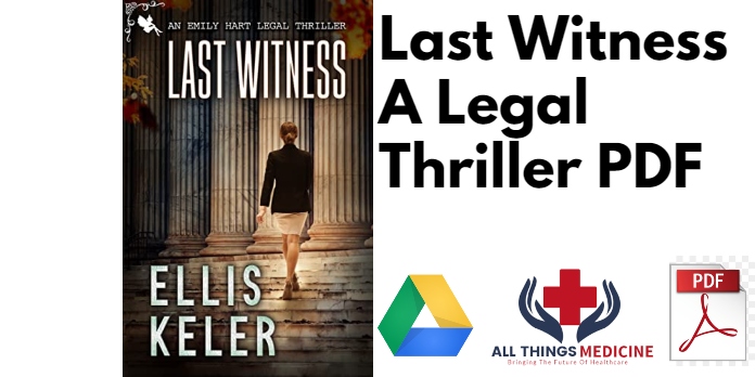 Last Witness A Legal Thriller PDF