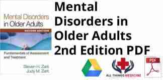 Mental Disorders in Older Adults 2nd Edition PDF