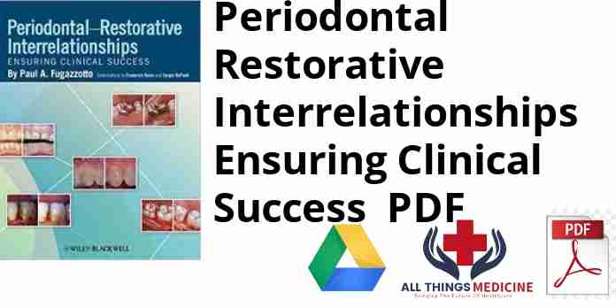 Periodontal Restorative Interrelationships Ensuring Clinical Success PDF
