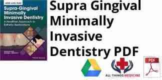 Supra Gingival Minimally Invasive Dentistry PDF