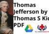 Thomas Jefferson by Thomas S Kidd PDF