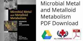 Microbial Metal and Metalloid Metabolism PDF