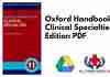 Oxford Handbook of Clinical Specialties 11th Edition PDF