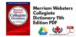 Merriam Websters Collegiate Dictionary 11th Edition PDF