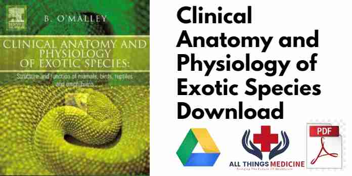 Clinical Anatomy and Physiology of Exotic Species Pdf